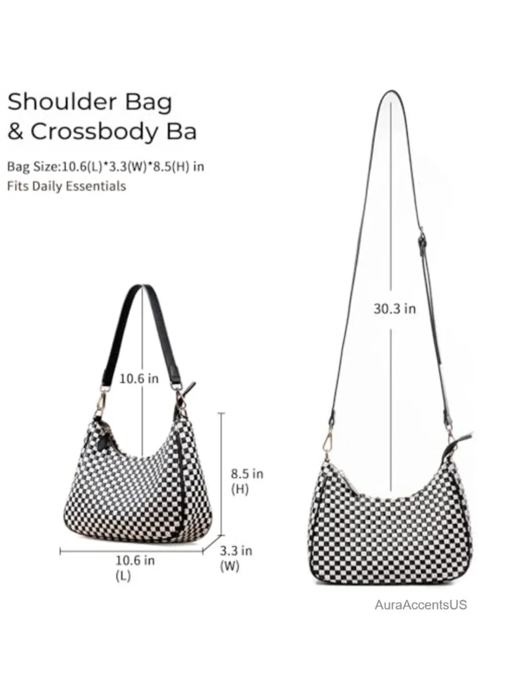 Woven Shoulder Bag Crescent Tote Y2K Vegan Leather Hobo Crossbody